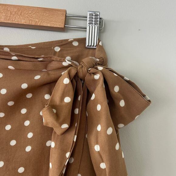 NWT L*Space Lanie Polka Dot Wrap Skirt Sz M - Picture 5 of 10